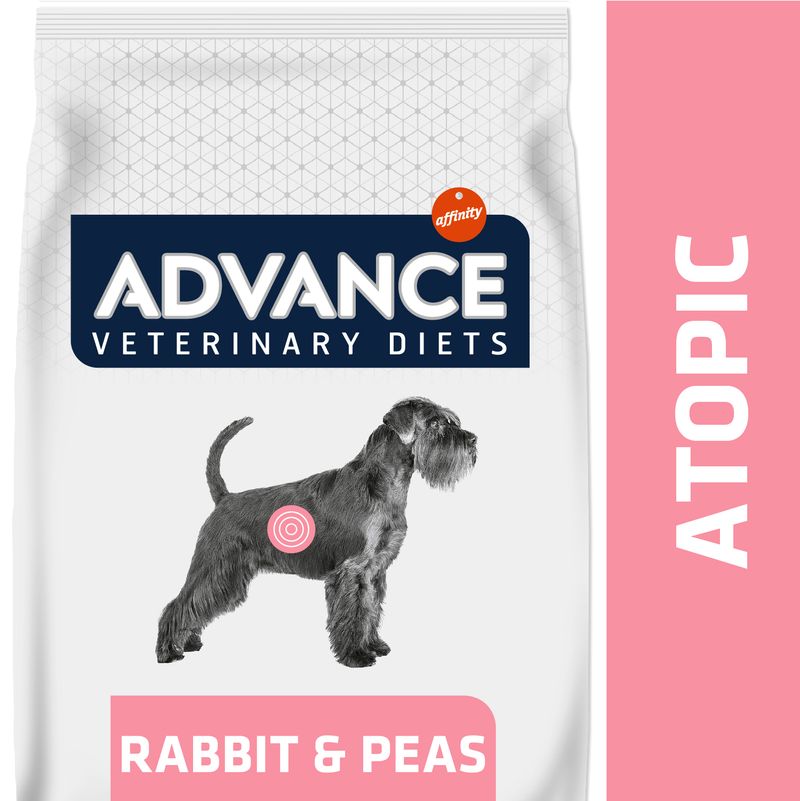 Advance Atopic Coniglio e Piselli 3kg - Per Cani con Problemi Cutanei Advance Atopic Coniglio e Piselli 3kg - Per Cani con Problemi Cutanei